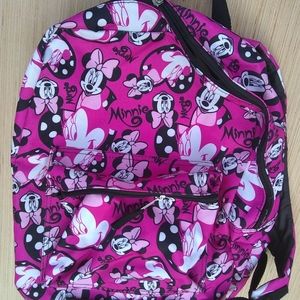 Disney Minnie Mouse 12"x16" Heart Allover Backpack